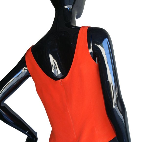 Thom Smith Red Silk Cami/Tank Top Size 8 - Picture 2 of 4